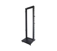 Intellinet 714235 Rack Autonome 42U Noir - Charge 300kg, Structure Ouverte 2 Montants, Profondeur Réglable 602.7mm, Roues, Gestion Câbles