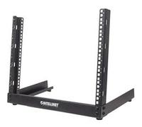 Intellinet 714648 étagère Rack Autonome 8U Noir - Étagères (Rack Autonome, 8U, Noir, 48,3 cm (19), Ouvert, 2 postes) Noir G