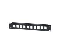 Intellinet 714860 : Panneau de Brassage 10 Ports RJ45 Cat5e, Montage Rack 1U, 254x8x44.45mm, Noir