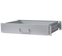 Intellinet 714921 tiroir 2 HE (350 mm Étagère Extensible de Profondeur), Gris