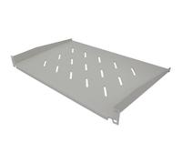 Intellinet 715096 Étagère Rack 1U Acier Gris 19" (48.3cm) 483x350x44.5mm Charge 25kg, Épaisseur 1.2mm, Kit de Montage Inclus, Certification CE