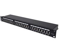 Intellinet 720854 1u (cat6a Patch Panel 24-Port FtP- - 1u Shield 90/deg Top/pun Dwn Blk)