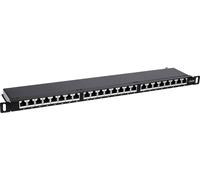 Intellinet 720922 Panneau Patch 24 places 19 Cat6a Blindé Noir Noir G