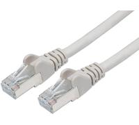 Intellinet 733229 Câble Réseau, RJ45 Connecteur Mâle, Cat 6 SFTP 100% Cuivre, Gris, 1 m