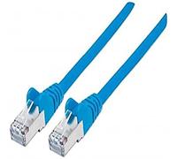 Intellinet 735315 Câble Réseau, RJ45 Connecteur Mâle, Cat 6 SFTP 100% Cuivre, Bleu, 1 m
