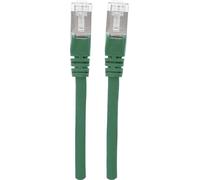 Intellinet 736886 RJ45 Câble réseau, câble patch CAT 6a S/FTP 10.00 m vert feuille de blindage, blindage par tresse, sans halogène 1 pc(s)
