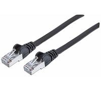 intellinet 740623 Câble Réseau, RJ45 Connecteur Mâle, Cat7 S/FTP, Noir, 0,5 m