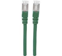 Intellinet 740654 RJ45 Câble réseau, câble patch CAT 6a S/FTP 0.50 m vert feuille de blindage, blind