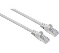 Intellinet 741217 RJ45 Câble réseau, câble patch CAT 6a S/FTP 30.00 m gris feuille de blindage, blindage par tresse, blindé, sans halogène 1 pc(s)