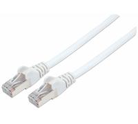 Intellinet Câble réseau RJ45 741392 – CAT6a (CAT7 brut) S/FTP 3,00 m Blanc sans halogène 1 pièce