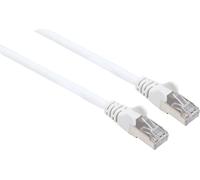Intellinet 741415 RJ45 Câble réseau, câble patch CAT 6a (câble brut CAT 7) S/FTP 10.00 m blanc sans halogène 1 pc(s)