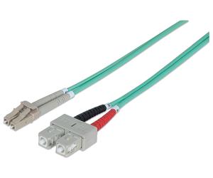 Intellinet 750912 Cavo A Fibra Ottiche 1 M LC SC OM3 COLORE ACAS