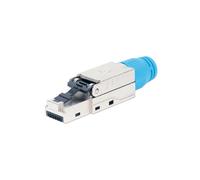 Intellinet 791199 Connecteur RJ45 Mâle Cat8.1 U/FTP (STP) Contacts Or, Bleu, 1 pièce, Résistance 20 mΩ, 1.5A, -40°C à 60°C, 12x58x14mm