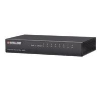 Intellinet 8-Port Fast Ethernet Office Switch, Desktop Size, Metal, IEEE 802.3az (Energy Efficient Ethernet), Box - Commutateur - 8 x 10/100 - de bureau