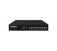 Intellinet 8-Port Gigabit Ethernet PoE+ Switch, 8 x PoE ports, IEEE 802.3at/af Power-over-Ethernet (PoE+/PoE), Endspan, Desktop, Box - Commutateur -