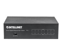 Intellinet 8-Port Gigabit Ethernet PoE+ Switch, IEEE 802.3at/af Power over Ethernet (PoE+/PoE) Compliant, 60 W, Desktop, Box - Commutateur - 8 x