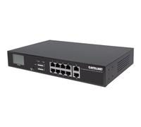 Intellinet 8-Port Gigabit Ethernet PoE+ Switch with 2 RJ45 Gigabit Uplink Ports and LCD Screen Commutateur non géré 8 x… G