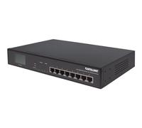 Intellinet 8-Port Gigabit Ethernet Switch with 4 Ultra PoE Ports and LCD Screen, 8 x 10/100/1000 ports, 4 x IEEE 802.3bt Power over Ethernet (Ultra PoE) Ports, LCD Display, 140 W, Desktop, 19"...