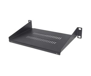 Intellinet &apos 714839 étagère pour Montage Avant 1 HE, 25,4 cm (10 Pouces) Noir