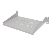 Intellinet &apos 714983 Tablette pour Montage Avant 1 HE, Profondeur perforé, 25,4 cm (10'') Gris