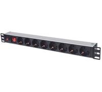 INTELLINET Bloc multiprise 8x 3m raccordement noir