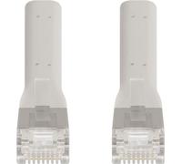 INTELLINET Câble patch Flexi Cat6a F/FTP 0.3m 10G cuivre gris