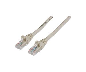 Intellinet Câble Réseau RJ-45 M/M 20m Cat6 U/UTP (UTP) Gris, Contacts Or, CCA, EIA/TIA, 100 Ohm