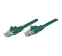 Intellinet Cat5e, 0.45m câble de réseau Vert 0,5 m U/UTP (UTP)