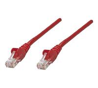 Intellinet 318198 RJ45 Câble réseau, câble patch CAT 5e U/UTP 0.50 m rouge