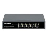 Intellinet - Commutateur - 4 x 10/100/1000 (PoE+) + 1 x 10/100/1000 (PoE Passthrough) - de bureau - PoE+ (65 W)