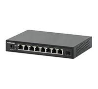 Intellinet Commutateur réseau (switch) 9 ports avec 8 ports Ethernet 2,5G et 1 liaison montante SFP+ 10G, non administrable, format bureau, option montage mural, garantie de 3 ans