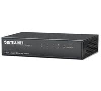 Intellinet Commutateur réseau (switch) Gigabit Ethernet 5 ports, format bureau, boîtier métal, IEEE 802.3az (Ethernet éco-énergétique), garantie de 3 ans