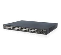 Intellinet Commutateur Web Gigabit Ethernet 48 ports avec 4 ports SFP (48 x 10/100/1000 Mbit/s RJ45 + 4 x SFP - IEEE 802.3az Energy Efficient Ethernet) 19" Noir 561334