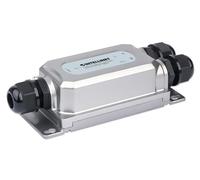 Intellinet Convertisseur de média Gigabit extérieur anti-vandalisme et injecteur PoE+ - Sortie 30 W maximum, 1 port SFP 1000Base-X, 1 port RJ45 10/100/1000, IP67 et IK10 - Garantie Mfg de 3 ans