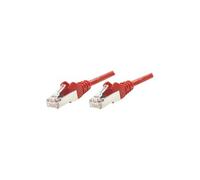 Intellinet cordon de raccordement - 45 cm - rouge
