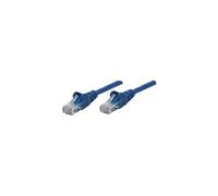 Intellinet - Cordon de raccordement - RJ-45 (M) pour RJ-45 (M) - 20 m - UTP - CAT 5e - moulé, sans crochet - bleu