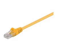 Intellinet - Cordon de raccordement - RJ-45 (M) pour RJ-45 (M) - 50 cm - UTP - CAT 5e - démarré, sans crochet - jaune