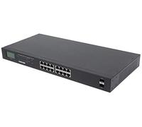 INTELLINET Écran LCD pour Un accès Facile à la Surveillance de l'état POE en Temps réel. Fournit l'alimentation d'un concentrateur matériel/commutateur de réseau