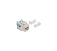 Intellinet Embase CAT5e pour découpe standard, UTP, blanc, terminaison à impact - Prise modulaire - CAT 5e - UTP - RJ-45 - blanc