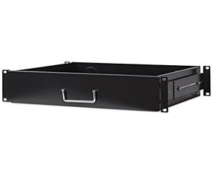 Intellinet Étagère à tiroirs de 48,3 cm, 2U, Profondeur 350 mm, Noir
