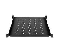 Intellinet Étagère fixe 714112 1U 19" profondeur réglable 550–750 mm noir charge max 20 kg