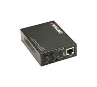 Intellinet Fast Ethernet Media Converter, 10/100Base-Tx to 100Base-Fx (ST) Multi-Mode, 2 km (1.24 mi) - Convertisseur de support - 100Mb LAN - 10Base-T, 100Base-FX, 100Base-TX - jusqu'à 2 km - 1310 nm