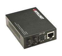 Intellinet Fast Ethernet Media Converter, 10/100Base-Tx to 100Base-Fx (ST) Multi-Mode, 2 km (1.24 mi) - Convertisseur de support - 100Mb LAN - 10Base-T, 100Base-FX, 100Base-TX - jusqu'à 2 km - 1310 nm