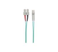 Câble de raccordement FO Intellinet 750158 [1x LC mâle - 1x SC mâle] 50/125 µ Multimode OM3 2.00 m
