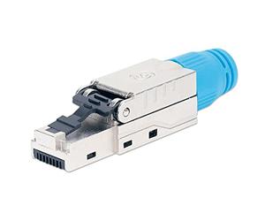 Intellinet Fiche de Champ Cat8.1 40G RJ45, blindée et sans Outil
