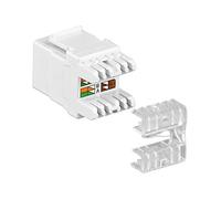 Intellinet Fruit Keystone RJ45 C5E LSA UTP Blanc White - Wire Connectors (White, polybag)