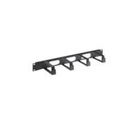 Intellinet Gestion des Câbles Panneau Noir 1U Hauteur 48.3cm Largeur 711074