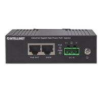 Intellinet Grande puissance des composants Gigabit PoE+ injecteur, 1 port de 30 W, alimentation par Ethernet (PoE + / PoE) IEEE 802.3at / af, boîtier métallique - Injecteur de puissance - 45 - 56...