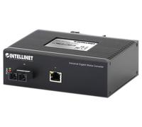 INTELLINET Industrial Gigabit Media Converter SC 20km IP40