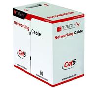 Techly Câble réseau Hank U/UTP Cat6 CCA 305 m solide Gris